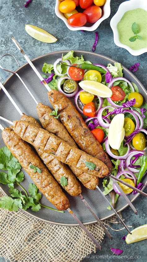Chicken Seekh Kabab Recipe How To Make Chicken Seekh Kebab Aromatic