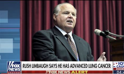 Rush Limbaugh Reveals He Has Lung Cancer Shocking And Saddening His Listeners Gopusa