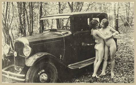 Vintage Nudes With Cars