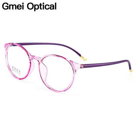 Gmei Optische Ultralight Tr90 Vrouwen Optische Brilmonturen Ronde Optic Bril Frame Voor Vrouwen