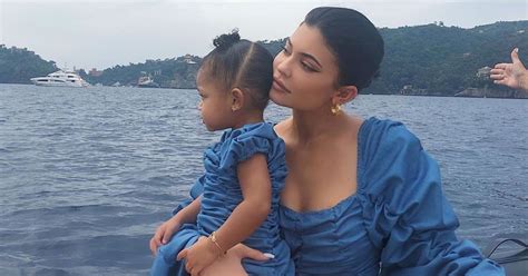 Kylie Jenner And Stormi Webster Wear Matching Outfits In Italy