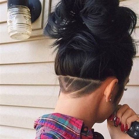 23 Most Badass Shaved Hairstyles For Women In 2023 Undercut Long Hair