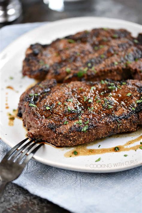 Perfect Grilled Steaks Cooking With Curls