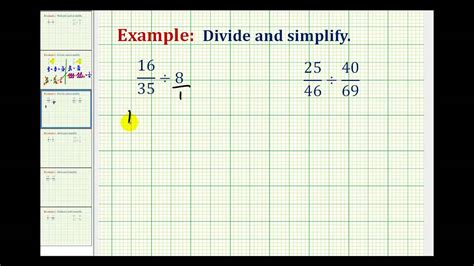 Example 1 And 2 Division Involving Fractions Youtube