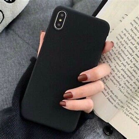 Black Matte Iphone Xr Phone Case Cover On Mercari Black Iphone Cases