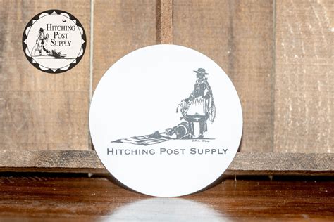 Dave Holl Cowgirl Sticker Hitching Post Supply