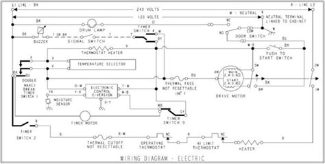 Diagram Kenmore Series Electric Dryer Wiring Diagram Mydiagram