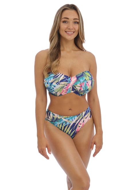 Figi Kąpielowe Fantasie Swim Langkawi Fs501772fry Mid Rise Bikini Brief French Navy Na Plażę