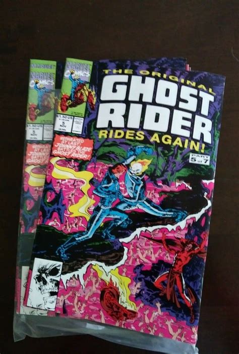 Marvel Ghost Rider Rides Again Vol 5 1991 Unread Etsy
