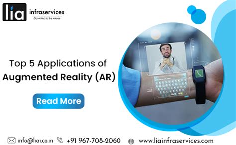 Top 5 Applications Of Augmented Reality Ar Blog Liainfraservices