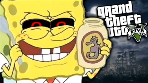 Gta 5 Mods Evil Spongebobexe Mod Gta 5 Pc Mods Gameplay Youtube
