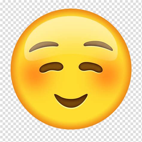 Yellow Smiling Emoji Illustration Emoji Emoticon Blushing Smiley Text Messaging Emoji