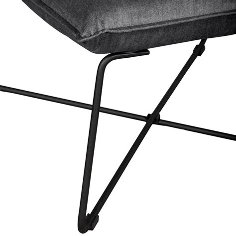 Tommy Hilfiger Ellington Armless Lounge Chair Dark Charcoal Homesquare