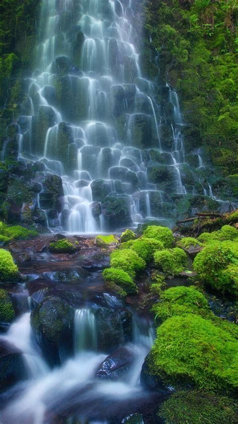 Enchanting Waterfall Hd Android Wallpaper Free Download