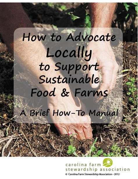 How To Advocate Locally For Sustainable Food And Farms A Brief How To