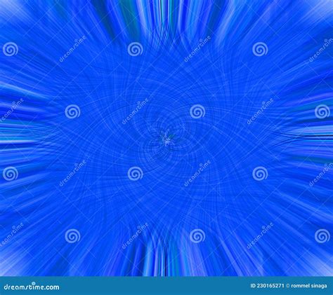 A Blue Radial Abstract Background Stock Illustration Illustration Of