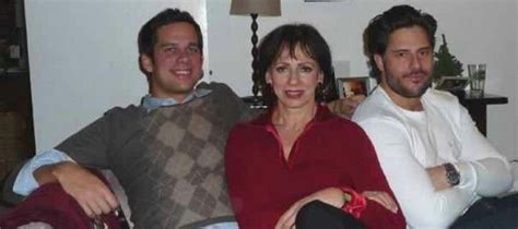 With His Mom And Brother Joe Manganiello Papa
