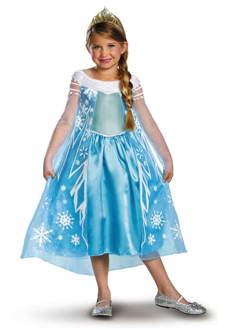Elsa Deluxe Frozen Costume Halloween Costume Ideas 2023