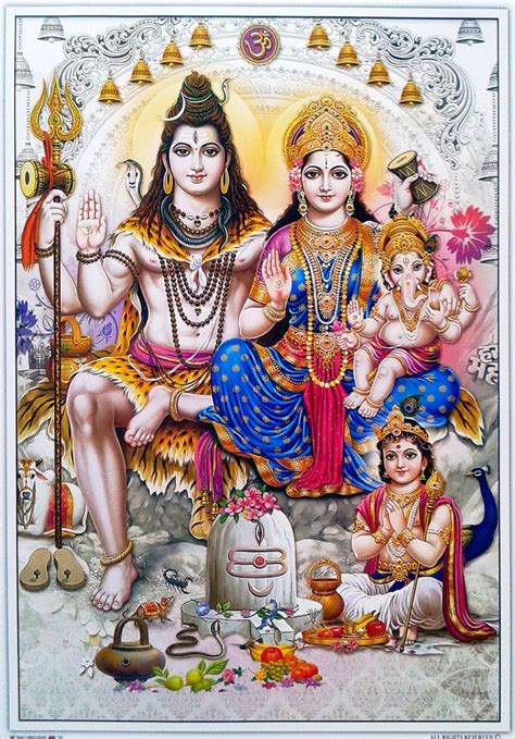 God Shiva Parvathi Vinayaga HD Wallpapers Wallpaper Cave