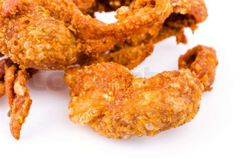 Fried Chicken Skin Stock Image Colourbox