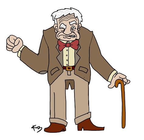 Grumpy Old Man Now In Technicolor By Spotprent On Deviantart