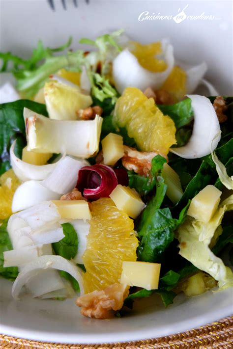 Salade D Endives Aux Oranges Et Aux Noix Cuisinons En Couleurs