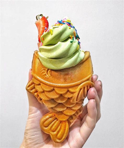 Adorable Fish Shaped Cone With A Wide Mouth Playfully Serves Delicious