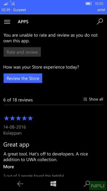 Uwp Windows 10 Store App Updated With Ui Changes And Review Store