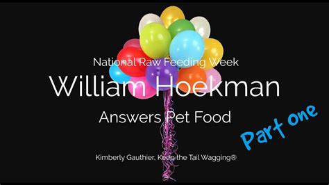 So answers is fighting back. Billy Hoekman, Answers Pet Food, Part 1 - The Benefits of ...