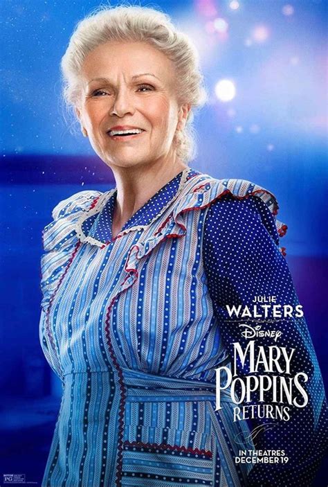 Julie Walters In Mary Poppins Returns December 19 2018 Mary Poppins