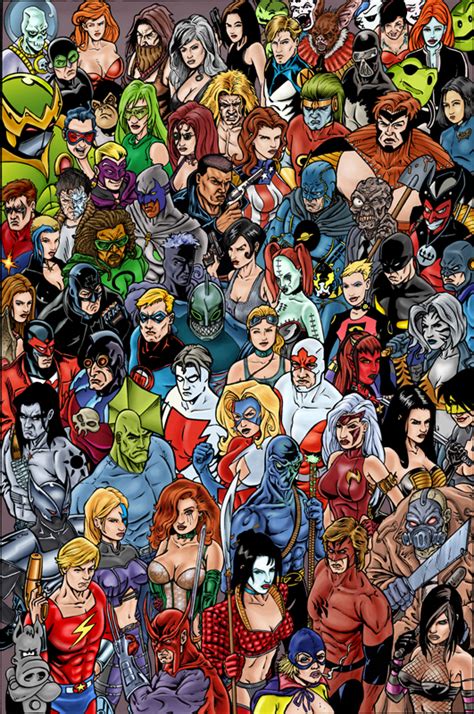 Douglas Bucy Comic Book Characters
