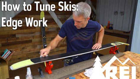 How To Tune Skis 1 Edge Work Rei Youtube