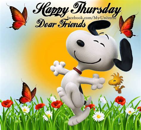 Happy Thursday Snoopy Quotes