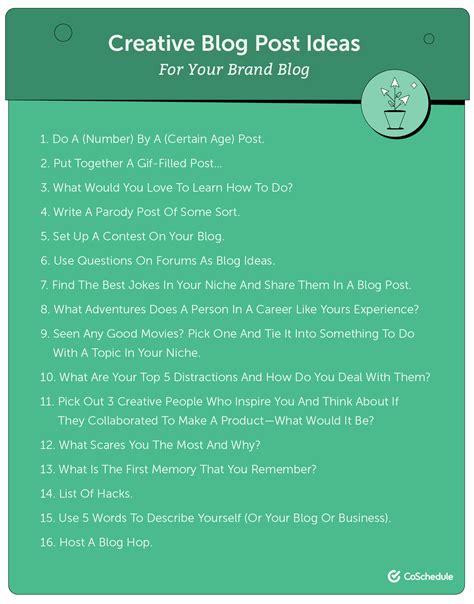 Blog Post Ideas For Digital Marketing 12 Best Blog Post Writing Ideas