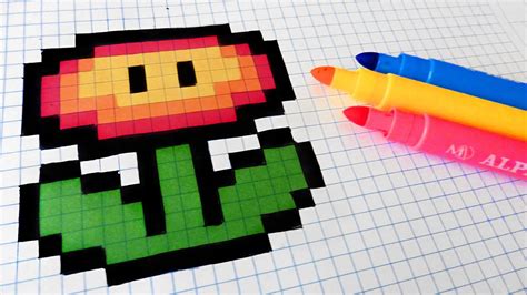 Galaxy skin fortnite pixel art. Handmade Pixel Art - How To Draw Fire Flower #pixelart