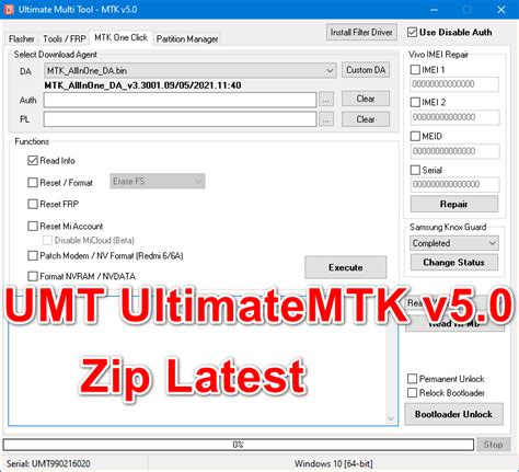 UMT UltimateMTK V Setup File Download Latest
