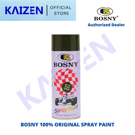 26 Olive Green Bosny Spray Paint Original Lazada Ph