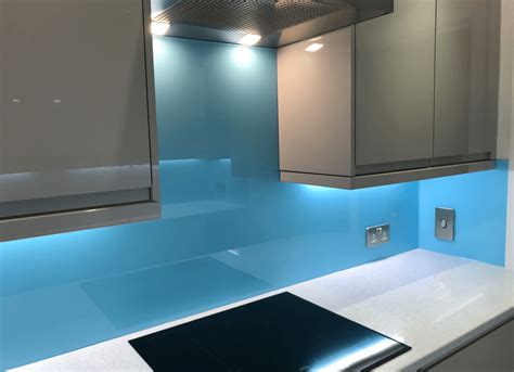 Celesta Blue Glass Splashback Glass Splashbacks Pro Glass 4