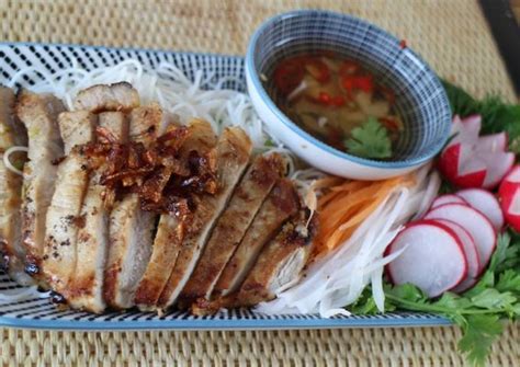 Bun Thit Nuong Bbq Pork Vietnamese Style Recipe By Yui Miles Cookpad