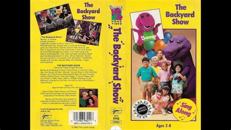 Barney The Backyard Show 1988 1991 1992 Vhs Full In Hd Youtube