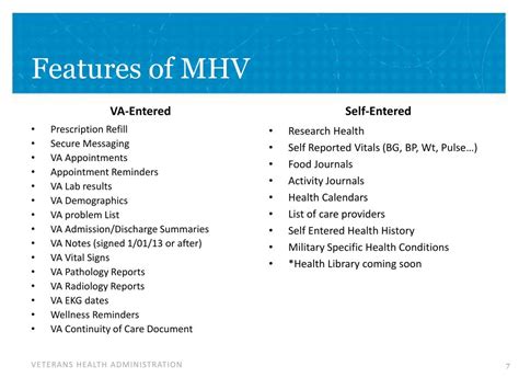 PPT - My HealtheVet- Veterans Personal Health Record ...