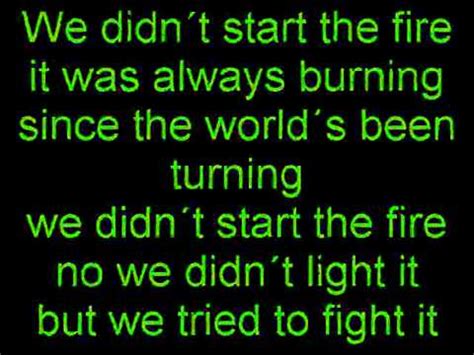 2:20 the x rock gaming рекомендовано вам. Billy Joel We didn´t start the fire Lyrics (on Screen ...