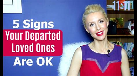 5 Signs Your DEPARTED LOVED ONES Are OK In the Spirit World - YouTube