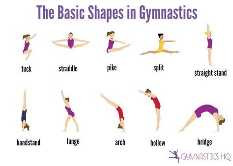 the basic shapes in gymnastics gymnastics workout gymnastics skills gymnastics coaching