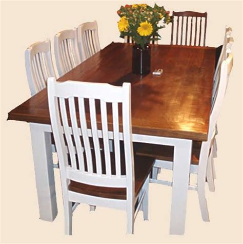 White Dining Table Wood Top Kitchen Table Redo Dining Room