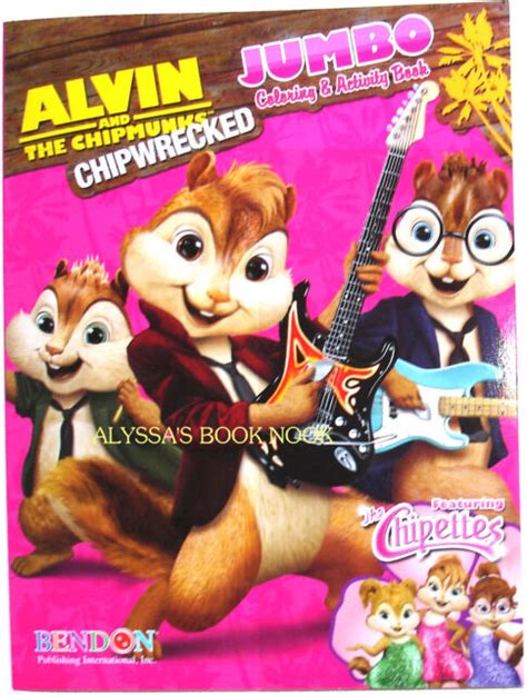 Alvin And The Chipmunks Chipwrecked Coloring And Activity Book For Sale