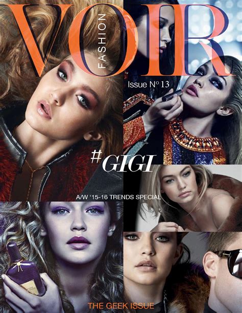 Voir Fashion Issue 13 Gigi Feat Gigi Hadid By Voir Fashion Magazine