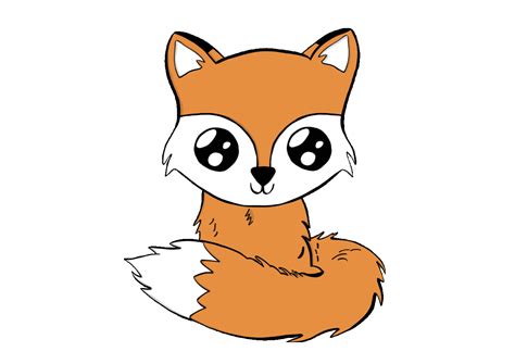 How To Draw A Kawaii Fox Bornmodernbaby