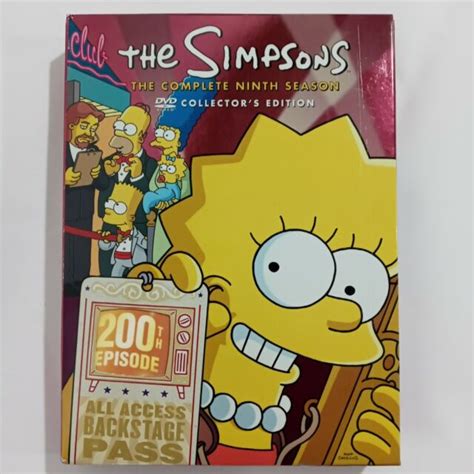 The Simpsons Season 9 Dvd 2009 4 Disc Set For Sale Online Ebay