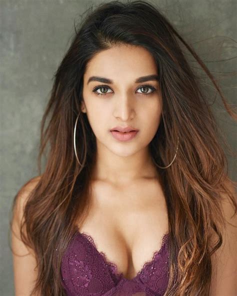 Nidhhi Agerwal Glamourous Pose In Lingerie Indian Girls Villa Celebs Beauty Fashion And